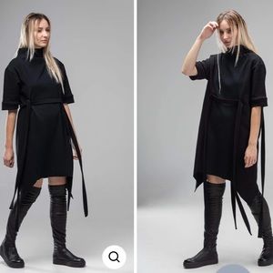 MDNT:45 Black Gothic T-Shirt Dress XL